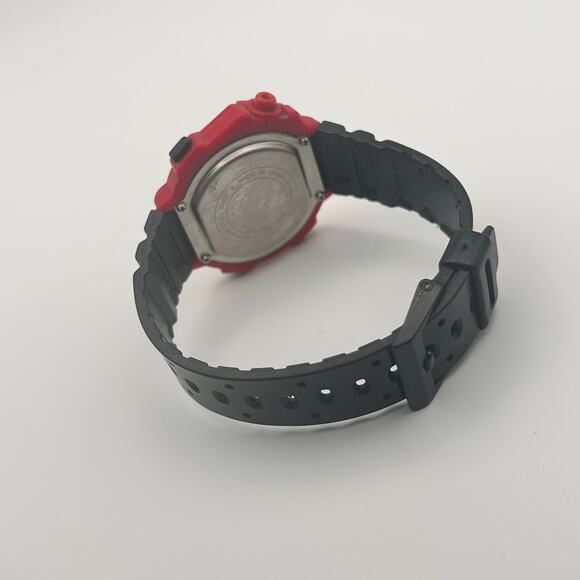 Red & Black 30M WR Unisex Digital Sports Watch 42mm Working - Picture 5 of 8